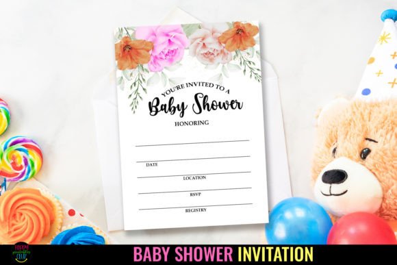 Download Baby Shower Party Invitations I Template - Party invitations Collection