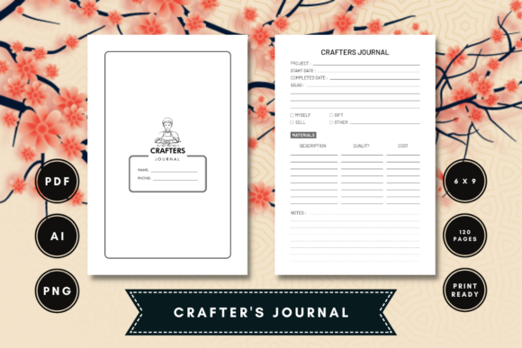 Download Crafters Journal, Craft Poject Planner - Planner Collection