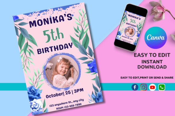 Download Digital Birthday Party Invitations - Party invitations Collection
