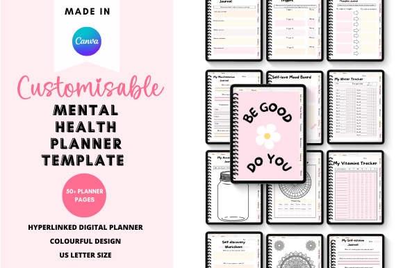 Download &nbsp;Canva Mental Health Digital Planner - Planner Collection
