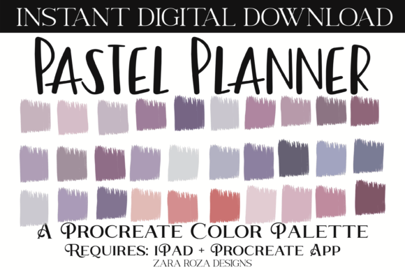 Download Pastel Planner Procreate Color Palette - Planner Collection