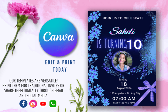 Download Digital Birthday Party Invitations - Party invitations Collection